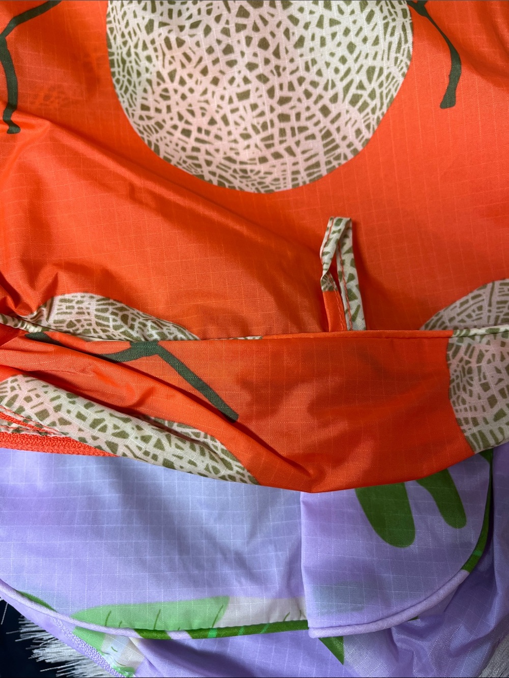 BAGGU Set of 2 Packing Cubes Japanese Vegetables New - Picture 4 of 8